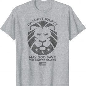 Trump 2024 Election, Patriot Party May God Save The USA Shirt