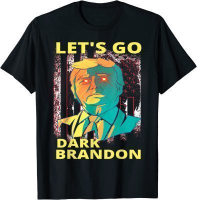 Dark Brandon Let's Go Trump 24 US Laser Beam Anti Biden Funny T-Shirt