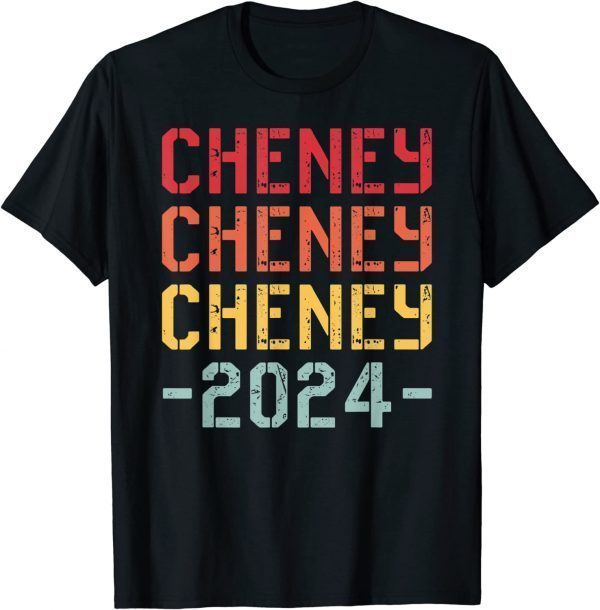 Vintage Cheney 2024 ,Liz Cheney for President 2024 Retro T-Shirt