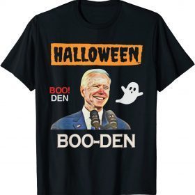 Biden Halloween Boo Den Funny Biden Anti Biden T-Shirt