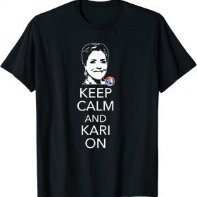 Official Keep Calm and Kari On Arizona Kari Lake Political T-Shirt