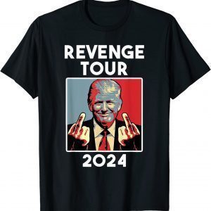 Revenge Tour 2024 President Trump Novelty Election Apparel T-Shirt