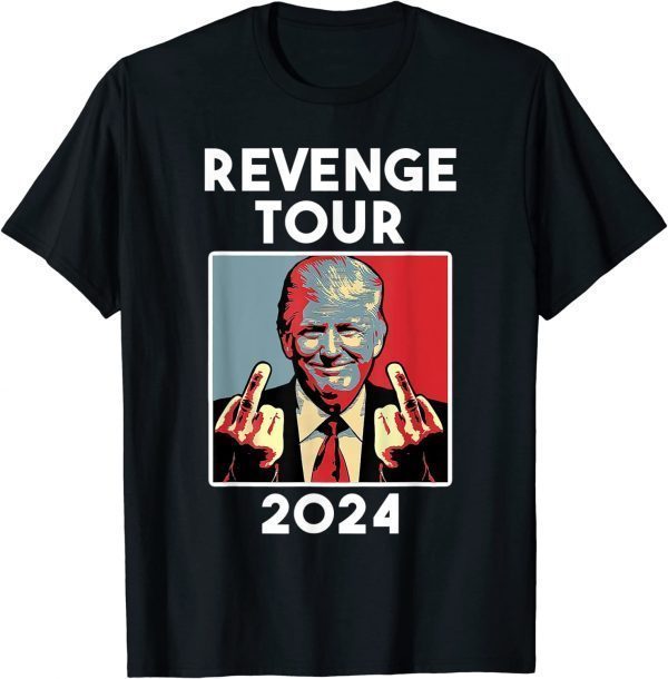 Revenge Tour 2024 President Trump Novelty Election Apparel T-Shirt