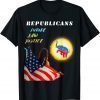 Vintage I Support The Republican Political Trump Win T-Shirt