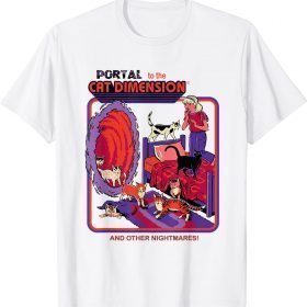Funny Halloween 2022, Portal To The Cat Dimension T-Shirt