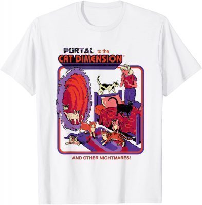 Funny Halloween 2022, Portal To The Cat Dimension T-Shirt