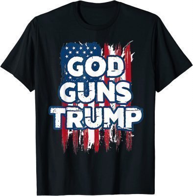 God Guns And Trump 2nd Amendment Trump 45 T-Shirt