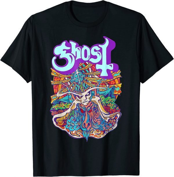 Vintage Ghost Seven Inches of Satanic Panic T-Shirt