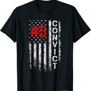 Convict 45 No One Man or Woman Is Above The Law Anti Trump T-Shirt