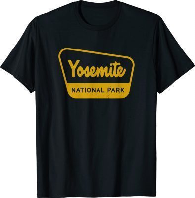 2022 Yosemite National Park Vintage Inspired Sign Graphic T-Shirt