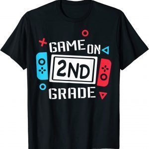 Video Game On 2nd Grade Cool Kids Team Second Back To School Shirt
