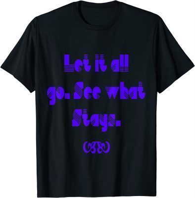 Let it all go see what stay T-Shirt