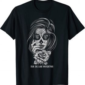 T-Shirt Sugar Skull Mexico Holiday Deceased Dia de los Muertos
