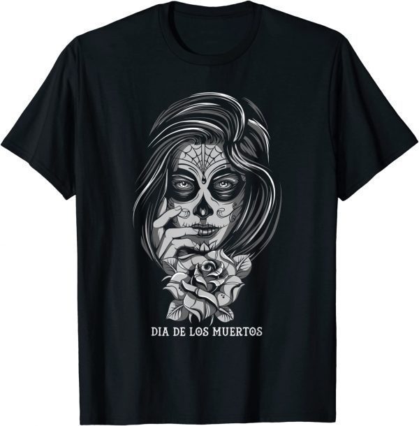 T-Shirt Sugar Skull Mexico Holiday Deceased Dia de los Muertos