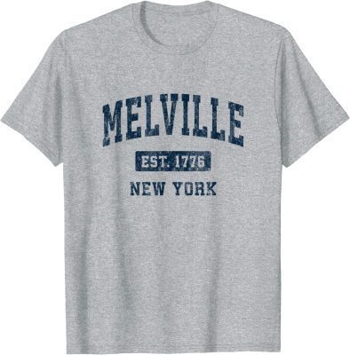 2022 Melville New York NY Vintage Athletic Sports T-Shirt