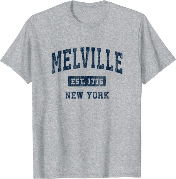 2022 Melville New York NY Vintage Athletic Sports T-Shirt