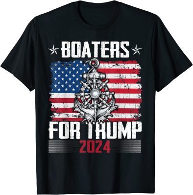 Boaters for Trump 2024 Republican Boat Parade Shirts