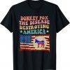 Donkey Pox The Disease Destroying America Anti Biden Unisex T-Shirt