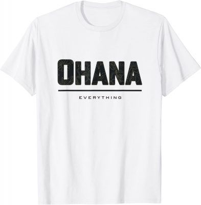 Ohana Over Everything Dark T-Shirt