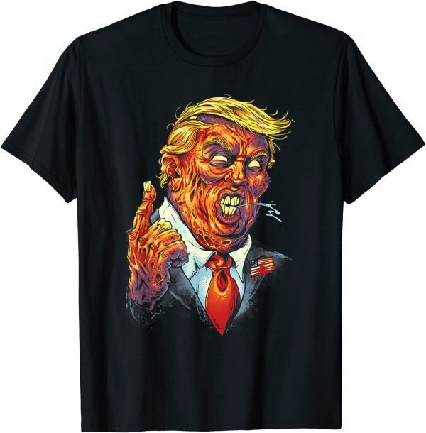 Zombie Trump Make Halloween Great Again Scary Tee T-Shirt