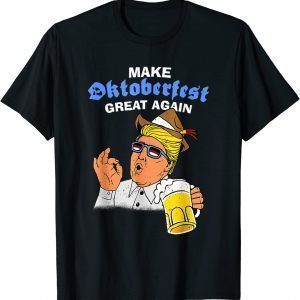 German Beer 2022 Oktoberfest Trump 2024 Tee Shirt