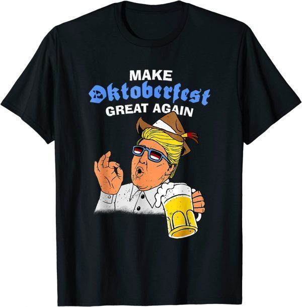 German Beer 2022 Oktoberfest Trump 2024 Tee Shirt