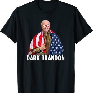 Dark Brandon Biden US Flag Funny Dark Brandon Unisex T-Shirt