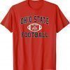 Vintage Ohio State Buckeyes Football Red Officially Licensed T-Shirt