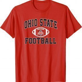 Vintage Ohio State Buckeyes Football Red Officially Licensed T-Shirt