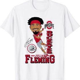 Ohio State Julian Fleming NIL Character Officially Licensed T-Shirt