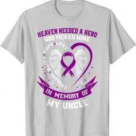 2022 Heaven Needed a Hero God Picked My Uncle Alzheimers Shirts