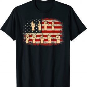Anti Joe Biden American Patriot Flag USA Trump T-Shirt
