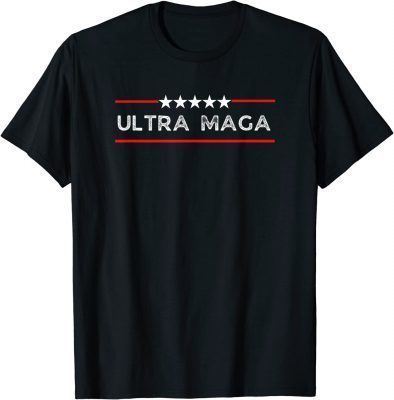 Ultra Maga Proud Ultra-Maga Patriot USA Pro Trump Supporter T-Shirt