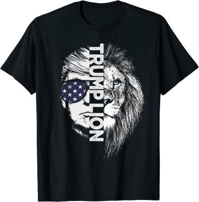 Vintage Trump Lion I'll Be Back 2024 Support Pro Trump T-Shirt