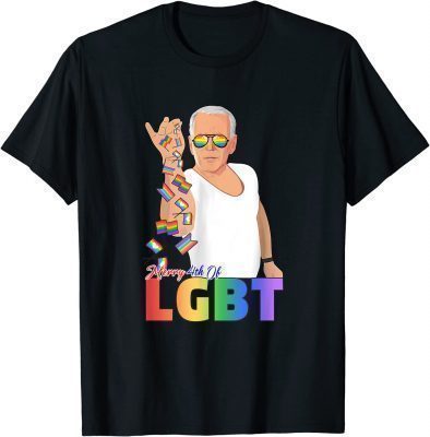 Funny Anti Biden Salt Merry 4th Of LGBTQ Coming Out Day T-Shirt