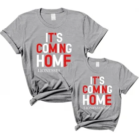 Lionesses It's Coming Home England Euro 2022 T-Shirts
