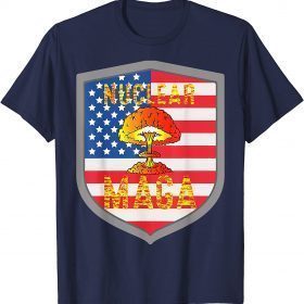 Nuclear Maga America Trump USA Flag T-Shirt