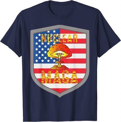 Nuclear Maga America Trump USA Flag T-Shirt
