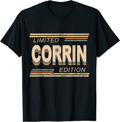 Funny CORRIN Gift Name Funny Retro Vintage Birthday & Christmas T-Shirt
