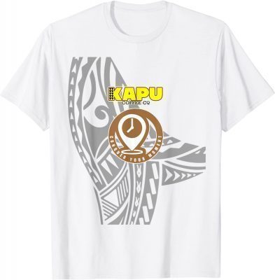 Kapu Coffee Badge Pin Drop T-Shirt