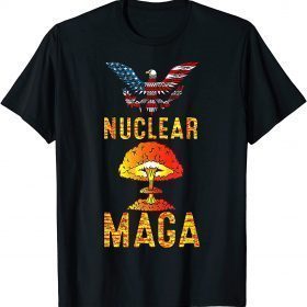 Nuclear Maga America Trump USA Eagle Flag T-Shirt