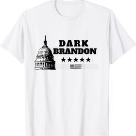 Dark Brandon is Rising Dark Brandon Rises Pro Biden USA Flag 2022 T-Shirt