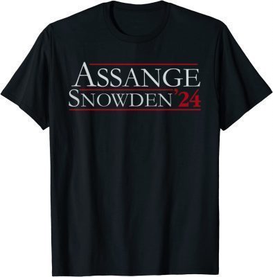 Assange Snowden 24 Gift T-Shirt