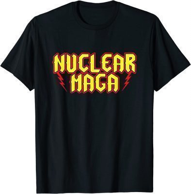 Official Nuclear MAGA as a Band Logo T-Shirt