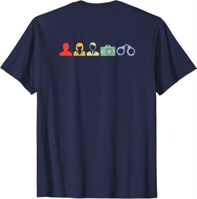 Person, Woman, Man, Camera, Prison T-Shirt