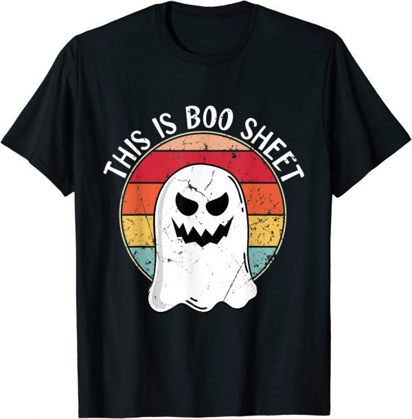 2022 This Is Boo Sheet Happy Halloween T-Shirt