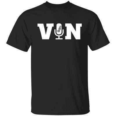 Vintage Vin Scully Microphone T-Shirt