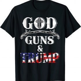 T-Shirt God Guns And Trump 2nd Amendment Trump 45