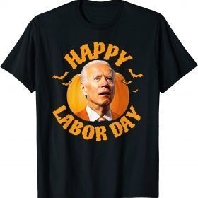 Anti Joe Biden Happy Labor Day Holiday Pumpkin Head Gift T-Shirt