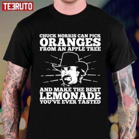 Chuck Norris Can Pick Oranges From An Apple Tree Vintage T-Shirt